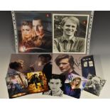 Doctor Who - a signed photograph, Tom Baker, 20cm x 25cm; others similar, David Tennant, Matt Smith,