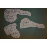 Autographs - The Who, Peter Townsend, Roger Daltrey, Keith Moon and John (Entwistle) Bass To Yvonne,