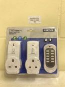Status 2 Pack Remote Controlled Socket