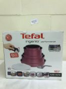 Tefal Ingenio 5 Performance Red 10-Piece Set of Frying Pans and Saucepans RRP £129.99