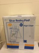 Star Ibaby Pod High Chair RRP £79.99