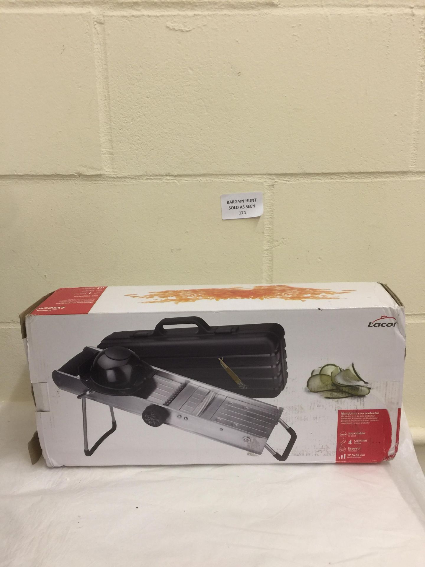 Lacor Steel Slicer With Protector RRP £79.99