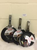 Tefal Expertise - Aluminium Frying Pans Non Stick With Titanium (Set Of 3) RRP £89.99