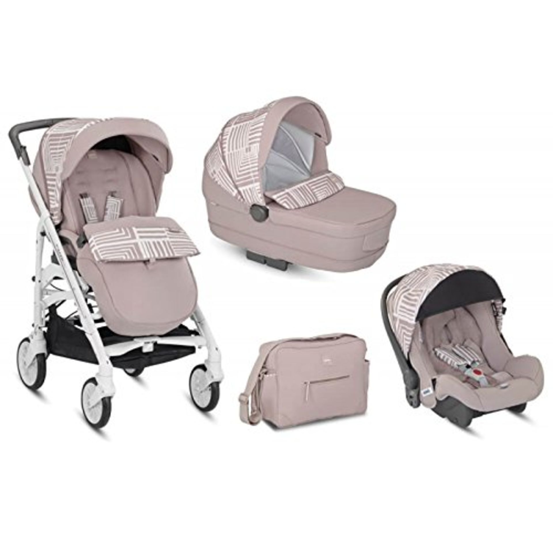 Inglesina Trilogy Optica - Cochecito Pram, colour beige RRP £749.99