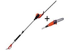 eSkde Electric Long Reach Telescopic Pole Chainsaw Pruner Hedge Trimmer Kit RRP £99.99