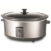 Morphy Richards 48718A - 6.5L Silver Slowcooker