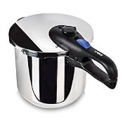 Tower Pressure Cooker with Steamer Basket, Stainless Steel, 7.5 Litre RRP £59.99