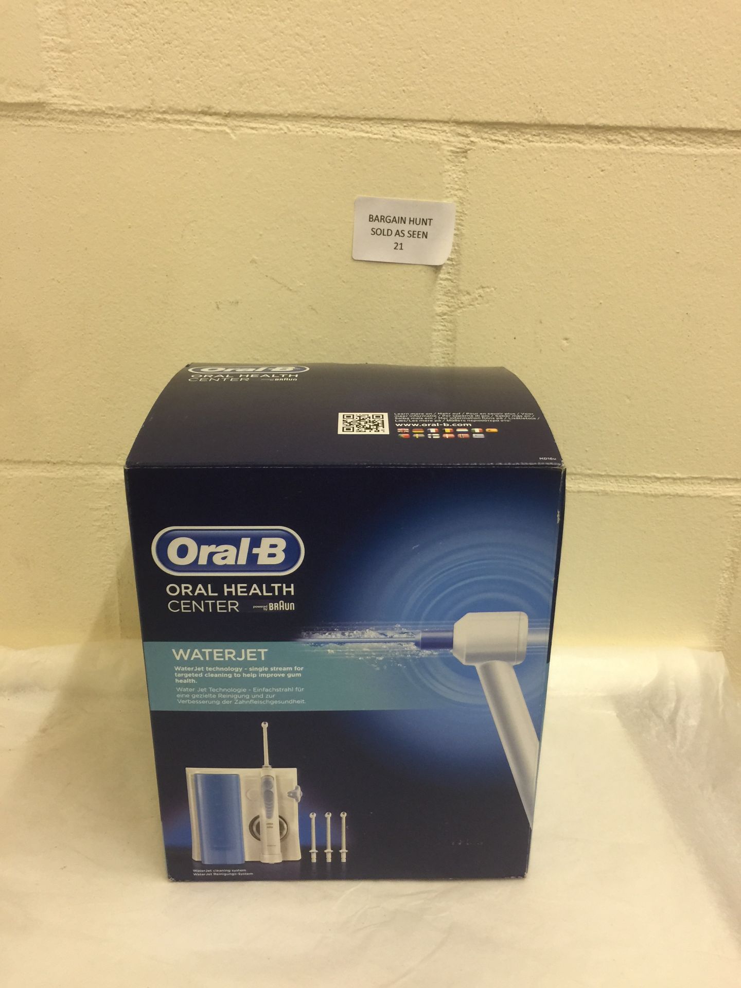 Oral-B WaterJet Cleaning System With Oral Irrigator RRP £59.99