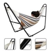Todeco - Hammock Hanging Bed For 2 People RRP £89.99