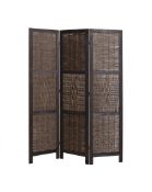 Mobili Rebecca® Privacy Screens Partition Room Dividers 3 Panel Wood Grey RRP £79.99