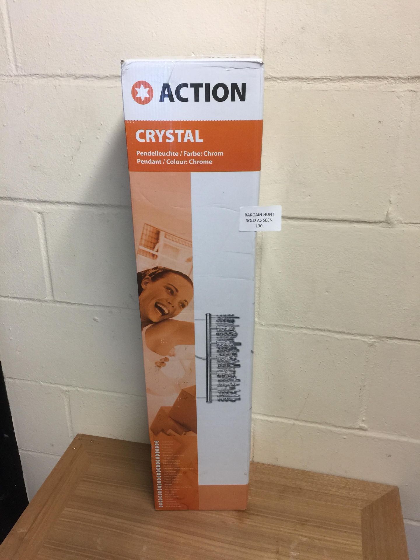 Action Crystal Pendant Lamp RRP £59.99