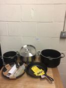 Joblot Of Cooking Pots And Pans