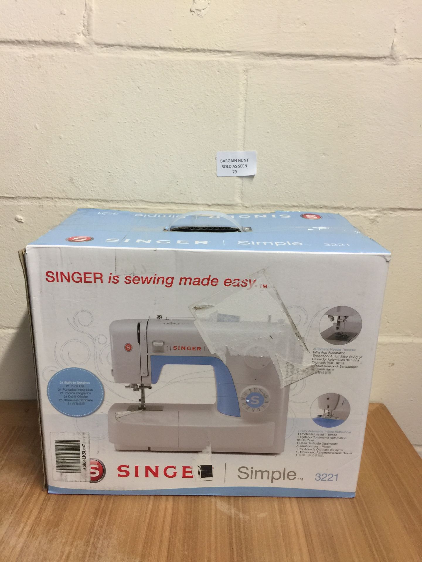Singer Sewing Machine 3221 21 Programs RRP £139.99