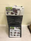 Dehner Living Plant Pot with Watering System Rattan Style Granite RRP £89.99