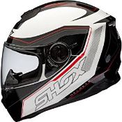 Shox Assault Tracer Motorcycle Helmet RRP £59.99