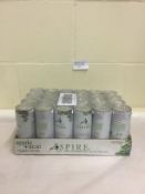 Brand New Pack of 24 Aspire Apple Acai Healthy Energy Drinks RRP £24.99