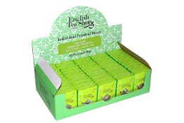 Brand New English Tea Shop Organic Green Tea Tropical Fruits Pyramid Tea Bags, 50-Count
