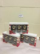 Brand New Set of 3 HAMLET Santa Trio Red Gift Pack RRP £10.99 Each