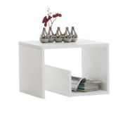 FMD Mike Side Table White WxHxD 59x38x36 cm RRP £69.99