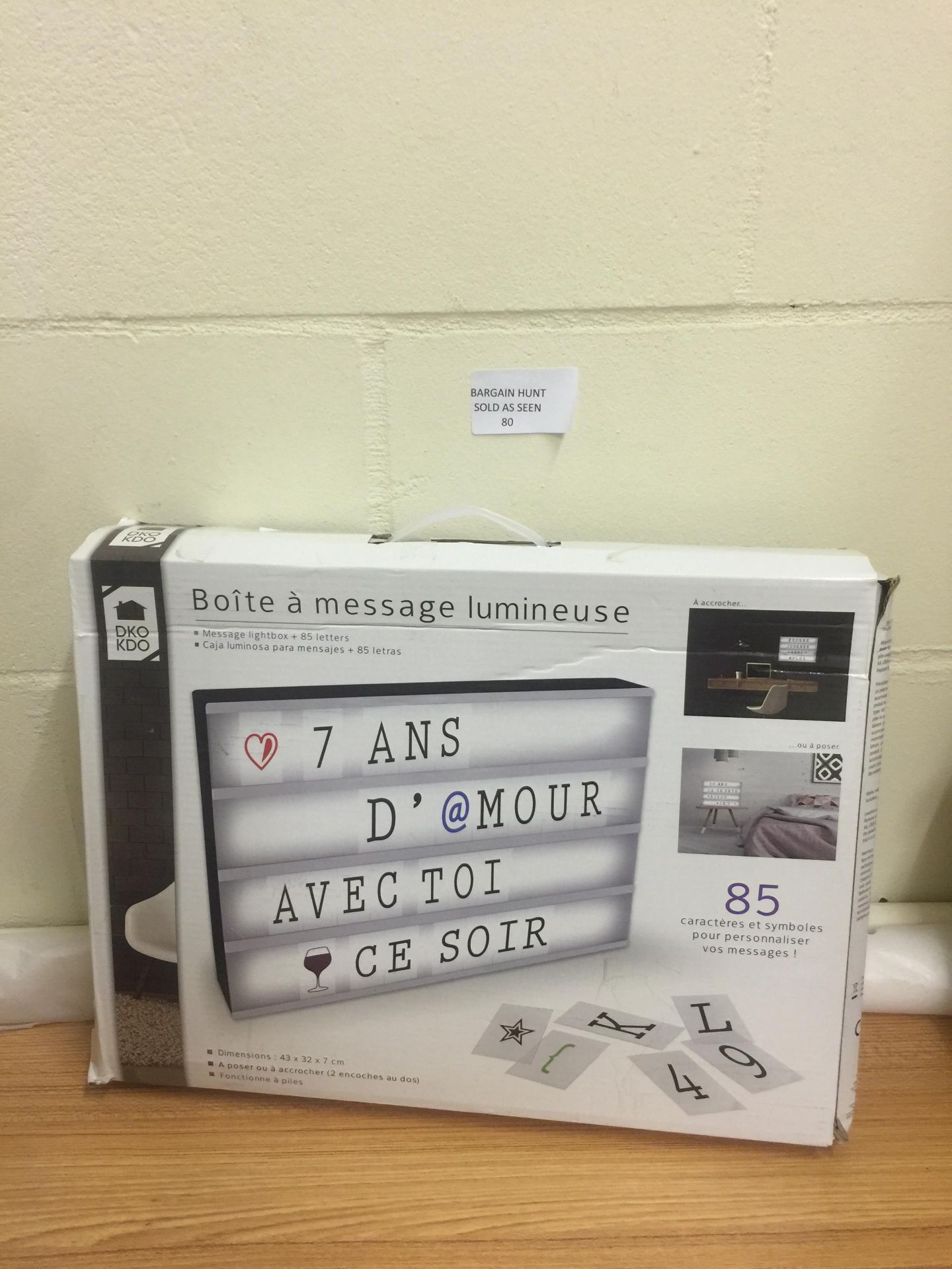 Message Light Box