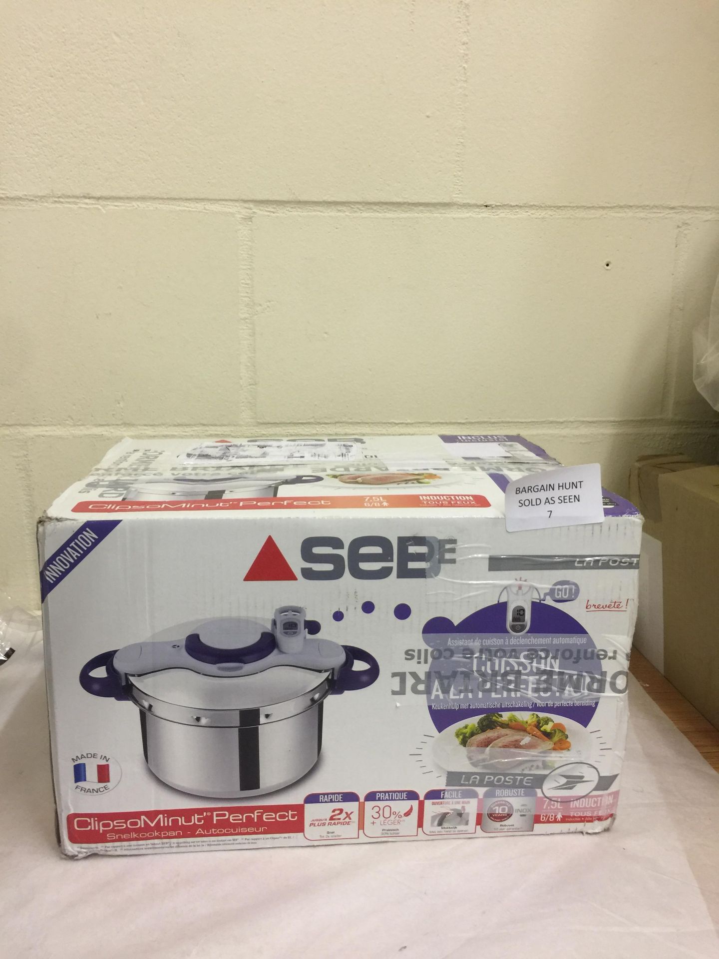 Seb Pessure Cooker RRP £149.99