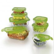 Set of 5 Glass Food Storage Boxes