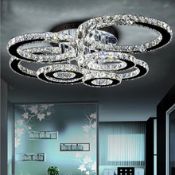 Ceiling Lamp Wire-Cut Crystal Lamp LED Crystal Chandelier Creative Living Room Lamp RRP £199.99