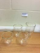 Set of 4 Double Walled Glasses