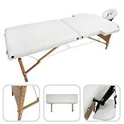 Todeco - Foldable Massage Table, Professional Therapy Table RRP £74.99