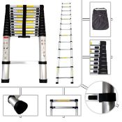 Todeco Aluminium Telescopic Ladder Foldable Ladder RRP £79.99