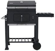 Toronto Charcoal BBQ Grill - Easy Click Together Design with Side Table RRP £99.99