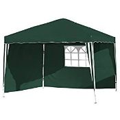 Vanage Foldable Pop up Gazebo "Stella" with 4 sides and Canopy in Green RRP £69.99