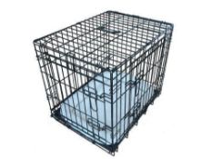 Ellie-Bo Deluxe Dog Puppy Cage 30Inch Black