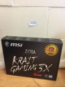 MSI Intel Z170 KRAIT-GAMING-3X DDR4 HDMI RRP £99.99