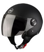 BHR 50273 Demi Jet Helmet, Matt Black, XL