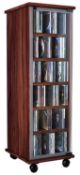 VCM Shelf Cabinet Tower CD DVD Display Storage Unit RRP £79.99