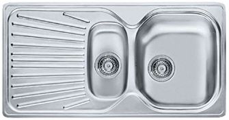 Franke 101.0067.199 MOL651 Stainless Steel Single/Half Bowl Kitchen Sink RRP £84.99