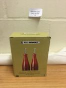 Le Creuset Stoneware Oil and Vinegar Bottle Set RRP £40.99