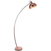 Versanora Arco 160cm Metal Arc Floor Reading Lamp-Rose RRP £129.99
