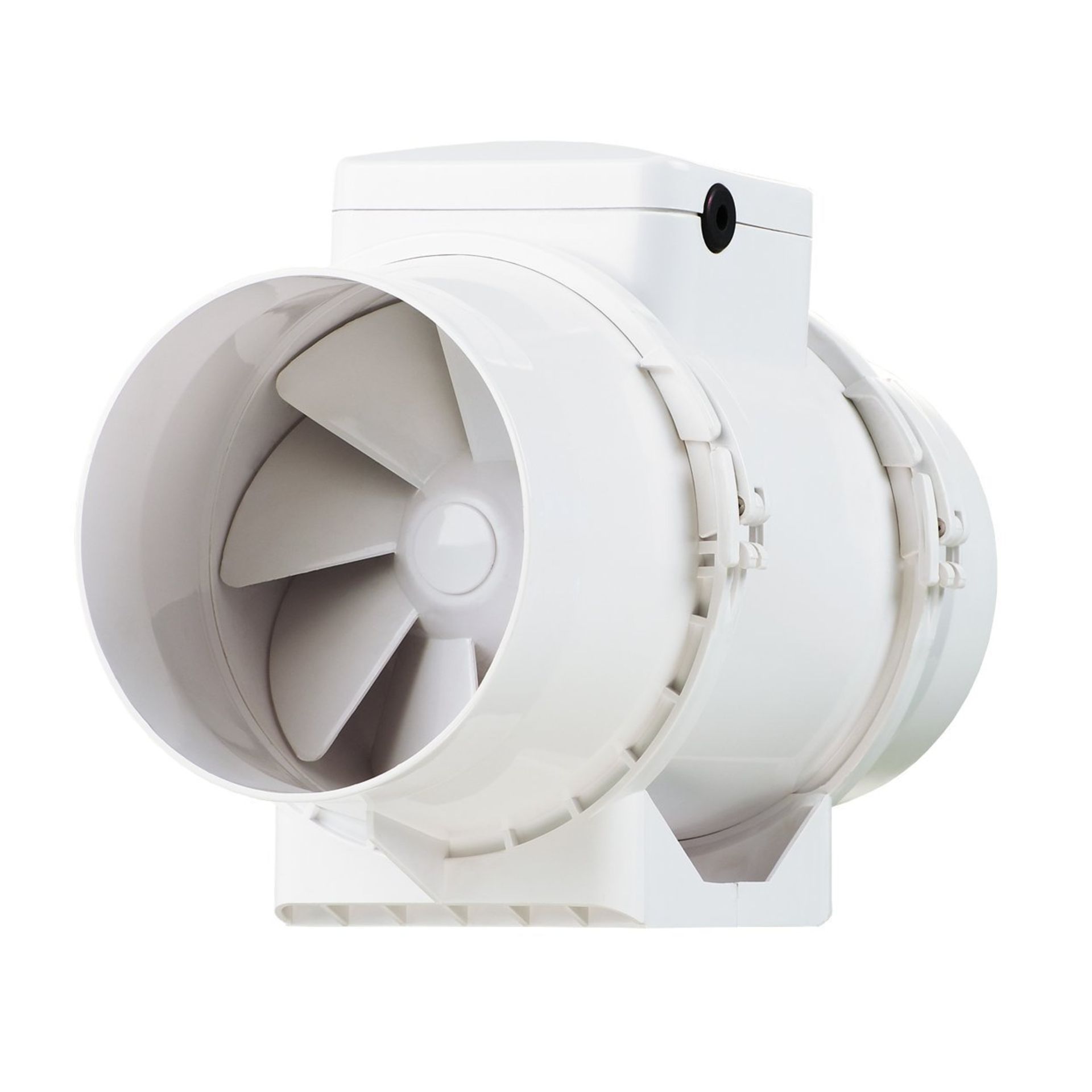 Vents TT-150-T Mixed Flow in Line Extractor Fan with Run Onm Timer 150mm