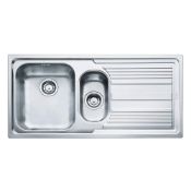 Franke 101.0085.810 Stainless Steel Kitchen Sink Single And Half Bowl RRP £160