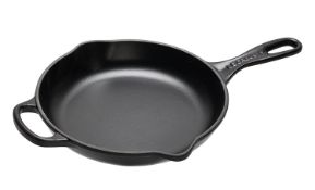 Le Creuset Cast Iron Frying Pan, 20 cm - Satin Black RRP £85