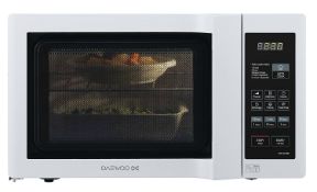 Daewoo KOR6L6BD Duo-Plate Digital Microwave, 20 L White
