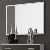 Studio Decor Cabra wall mirror with frame, white 75x90x2cm RRP £64.99