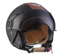 MOTO H44 Vintage Black · Vespa-Helmet Pilot Jet