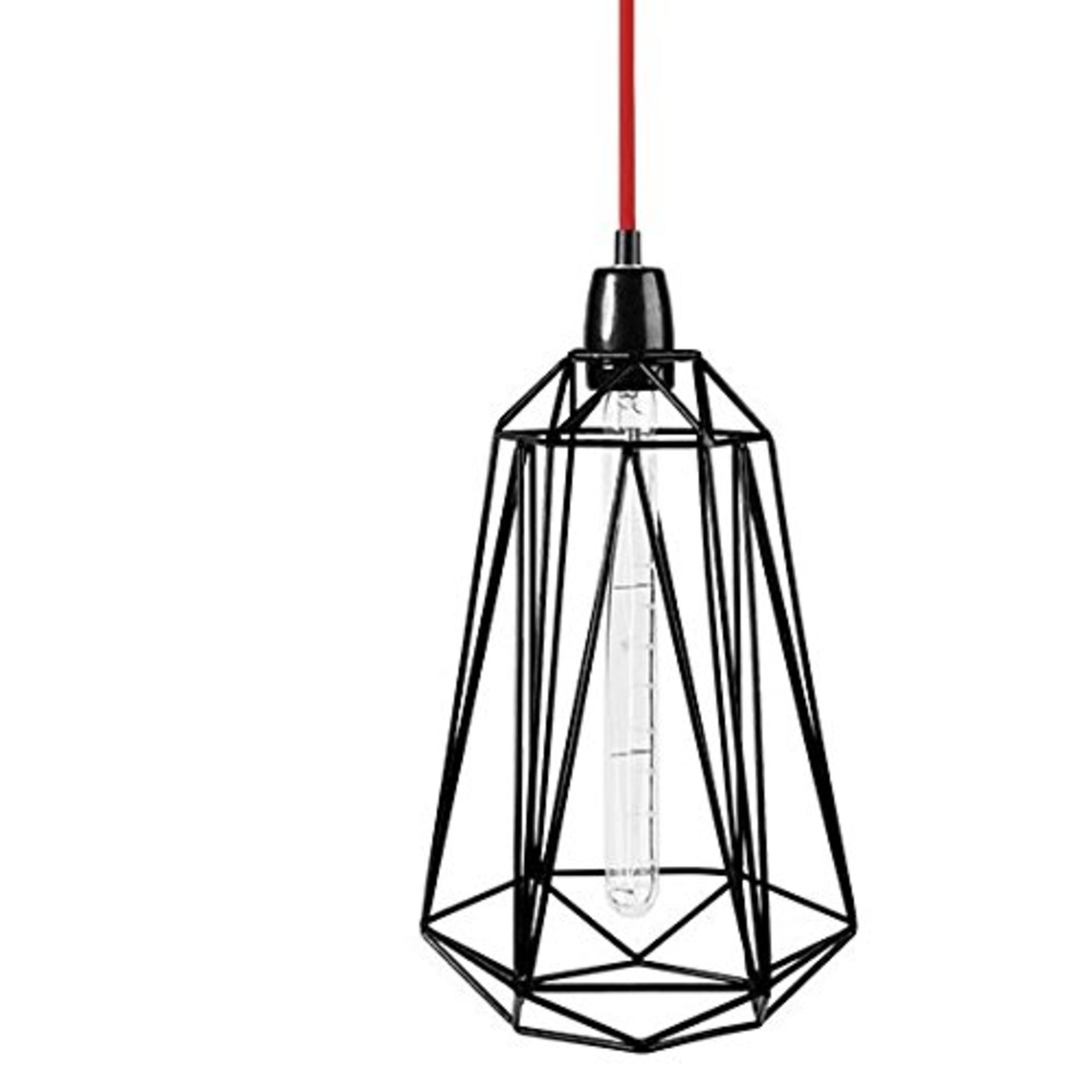 Brand New Filament Style French Retro Loft Lamp Diamond RRP £95.99