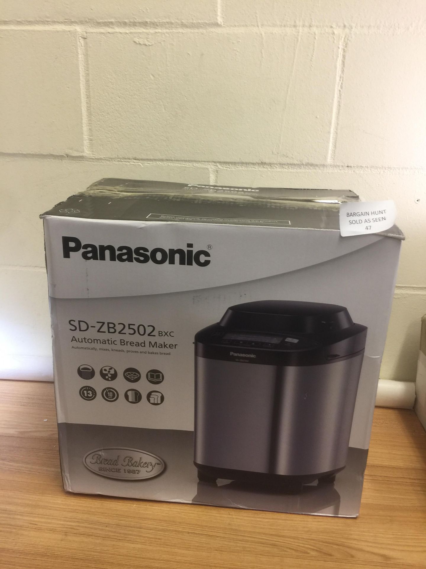 Panasonic Stainless Steel Bread Maker RRP £139.99