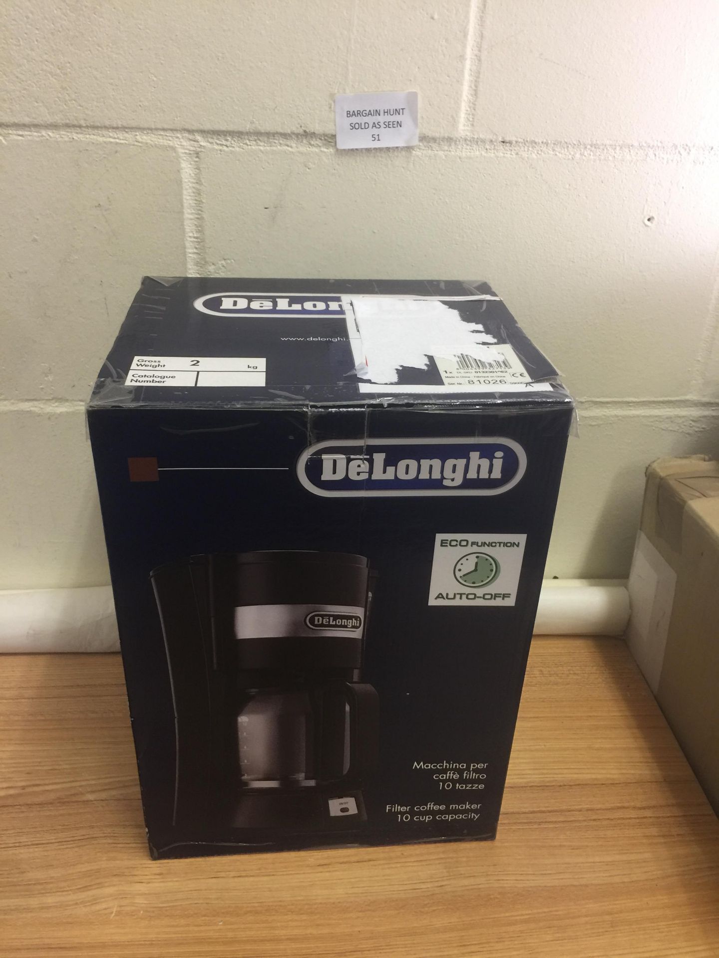 De'Longhi Filter Coffee Maker