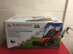 Yard Force Cordless Rotary Lawnmower RRP £169.99