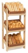 Prestige Wicker Retail Display Floor Stand with Baskets, Natural RRP £125.99